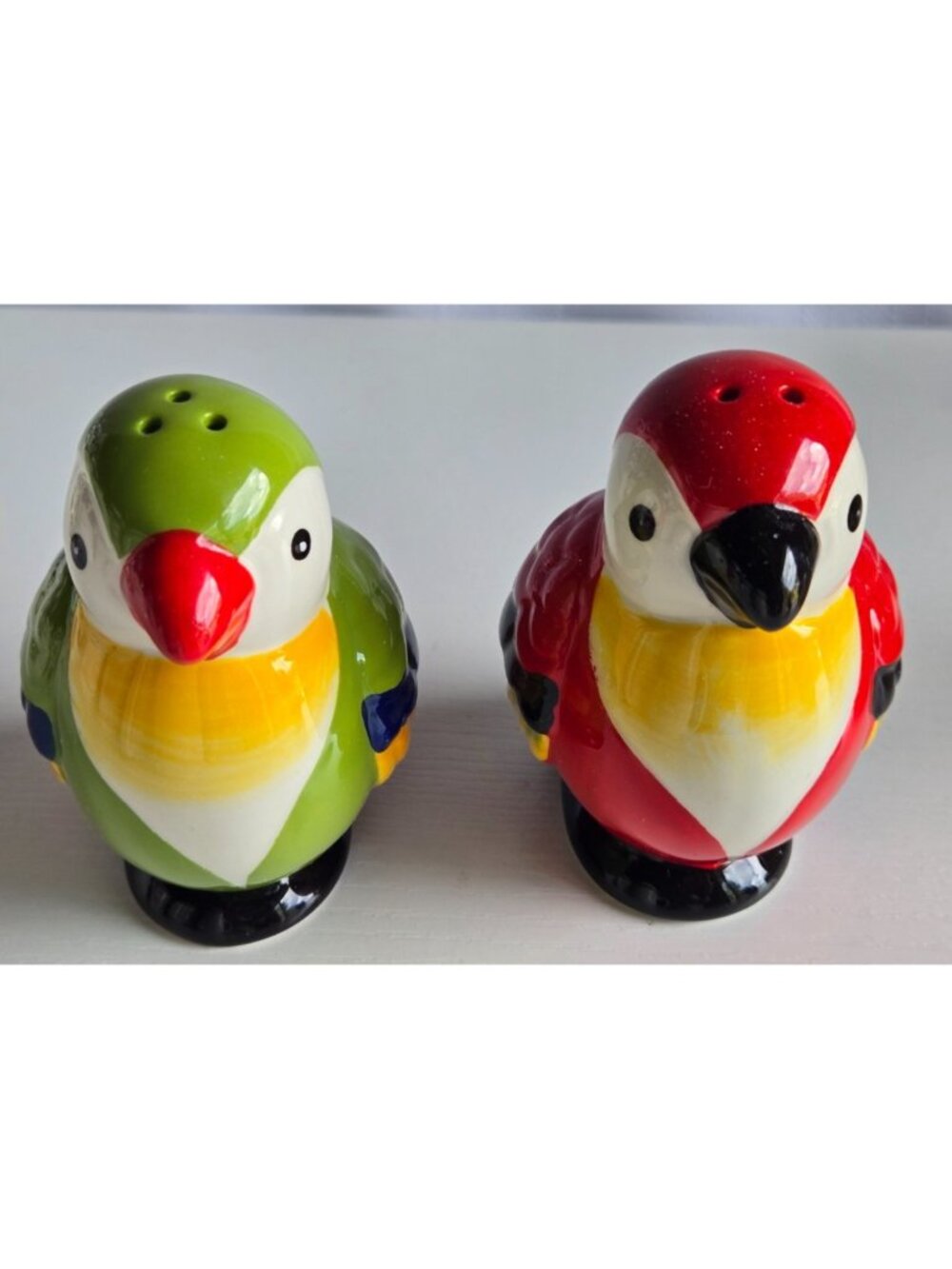 Lot of Bird Salt & Pepper Shakers 3 sets 3 Singles Kissing Chickens Turkeys More - Picture 7 of 16